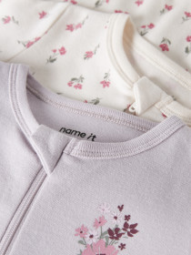 NAME IT 2-Pak Natdragter Flower Jet Stream